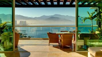 Penthouse Deluxe, 5 chambres | Terrasse/Patio