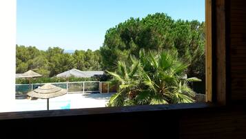 Uitzicht vanuit accommodatie