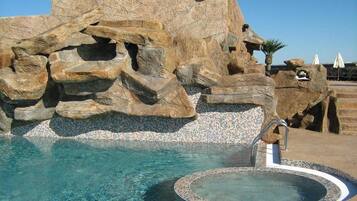 Indoor pool, outdoor pool