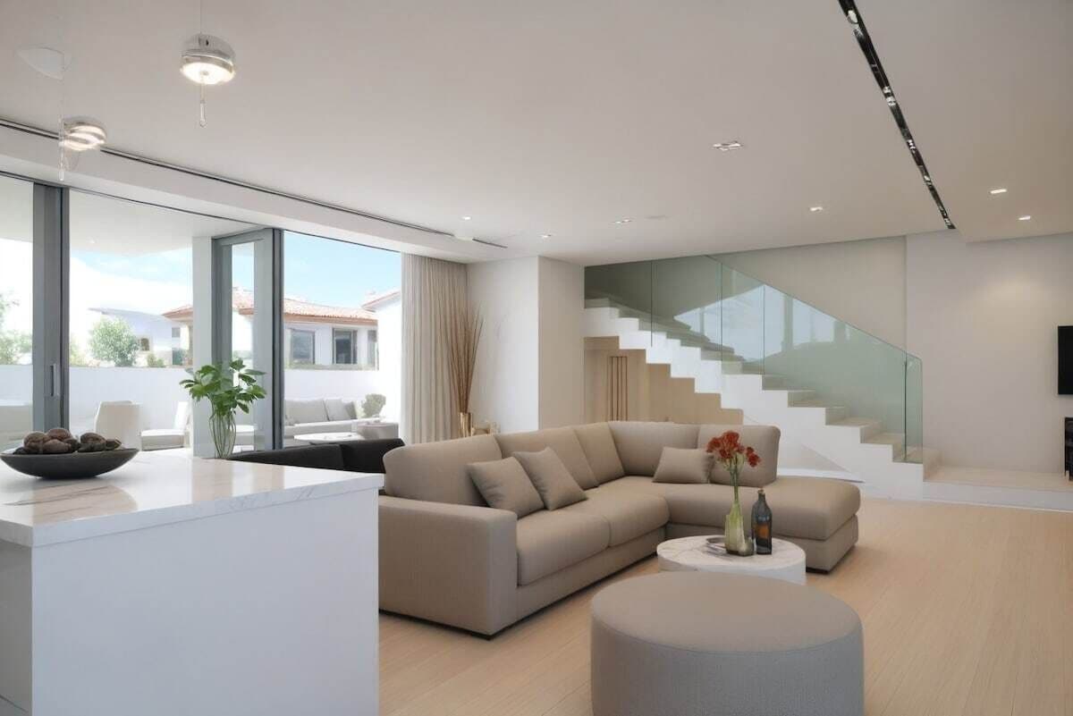 Villa, 3 slaapkamers (3) | Woonkamer | Flatscreentelevisie