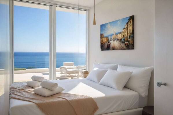 Minibar, in-room safe, soundproofing, iron/ironing board - Sunrise Seaview Villas (Paralimni)