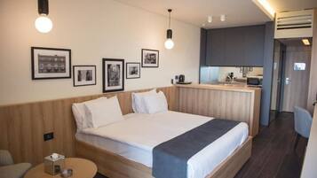 In-room safe, desk, blackout curtains, soundproofing
