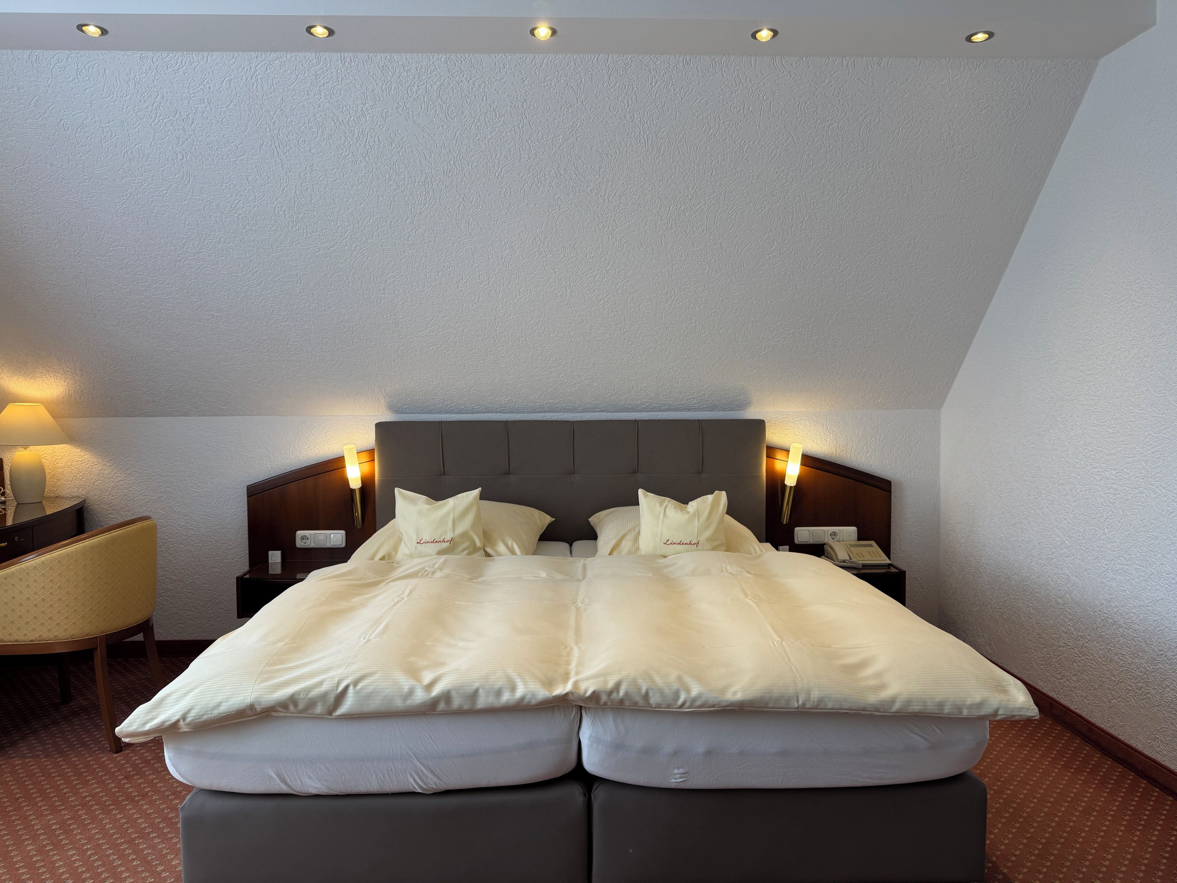 Deluxe-Doppelzimmer | Hochwertige Bettwaren, Daunenbettdecken, Minibar, Schreibtisch