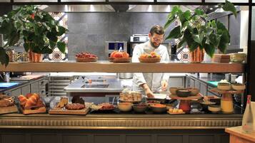 Daily buffet breakfast (EUR 25 per person)