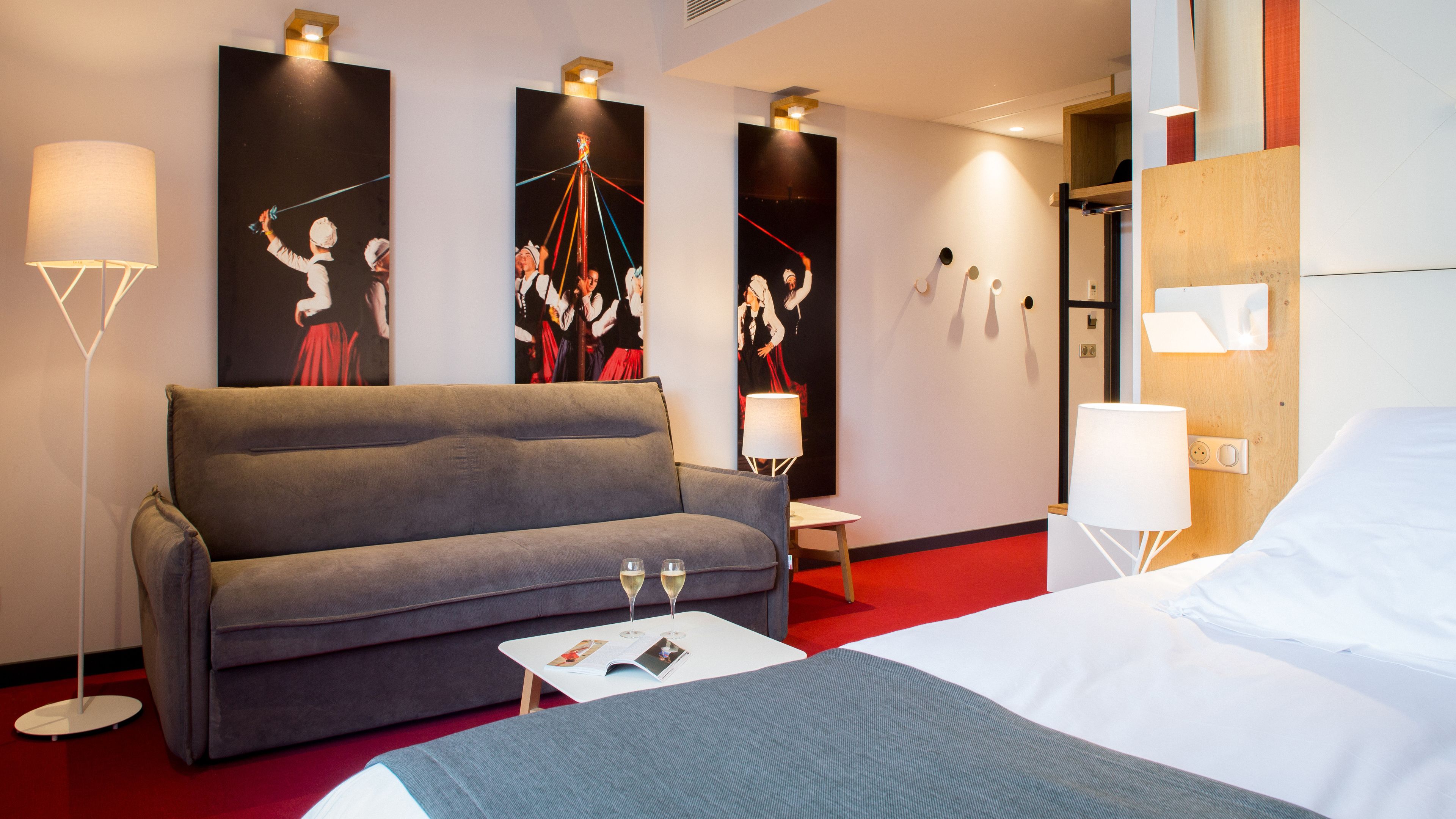 premium bedding, minibar, in-room safe, individually decorated