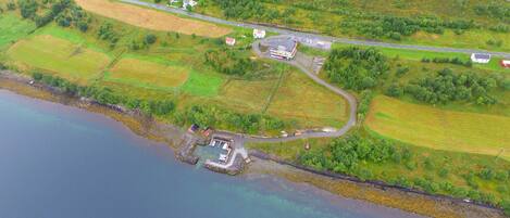 منظر من الجو على ارتفاع عالٍ