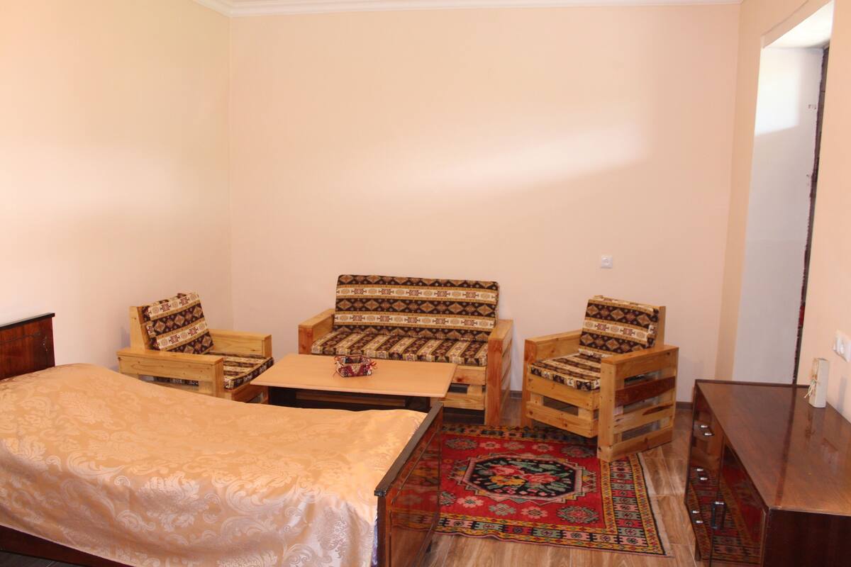 Quadruple Room, Garden View, Ground Floor | 1 bedroom, soundproofing, iron/ironing board (on request), free WiFi
