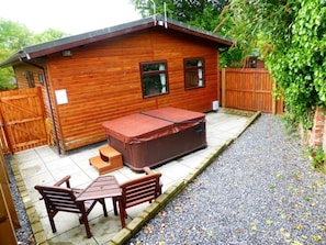 Cabin, 1 King Bed | Exterior - Bluebell Lodge 7 with Hot Tub (Newton Stewart)