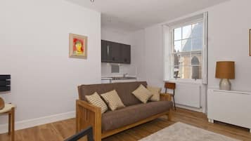 Apartment, 1 Queen Bed with Sofa bed | Living area | TV