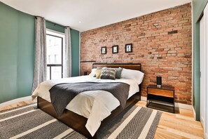 Luksus-lejlighed - 3 soveværelser (Suite 4) | 1 soveværelse, premium-sengetøj, individuelt design