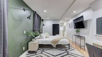 1 bedroom, premium bedding, individually decorated