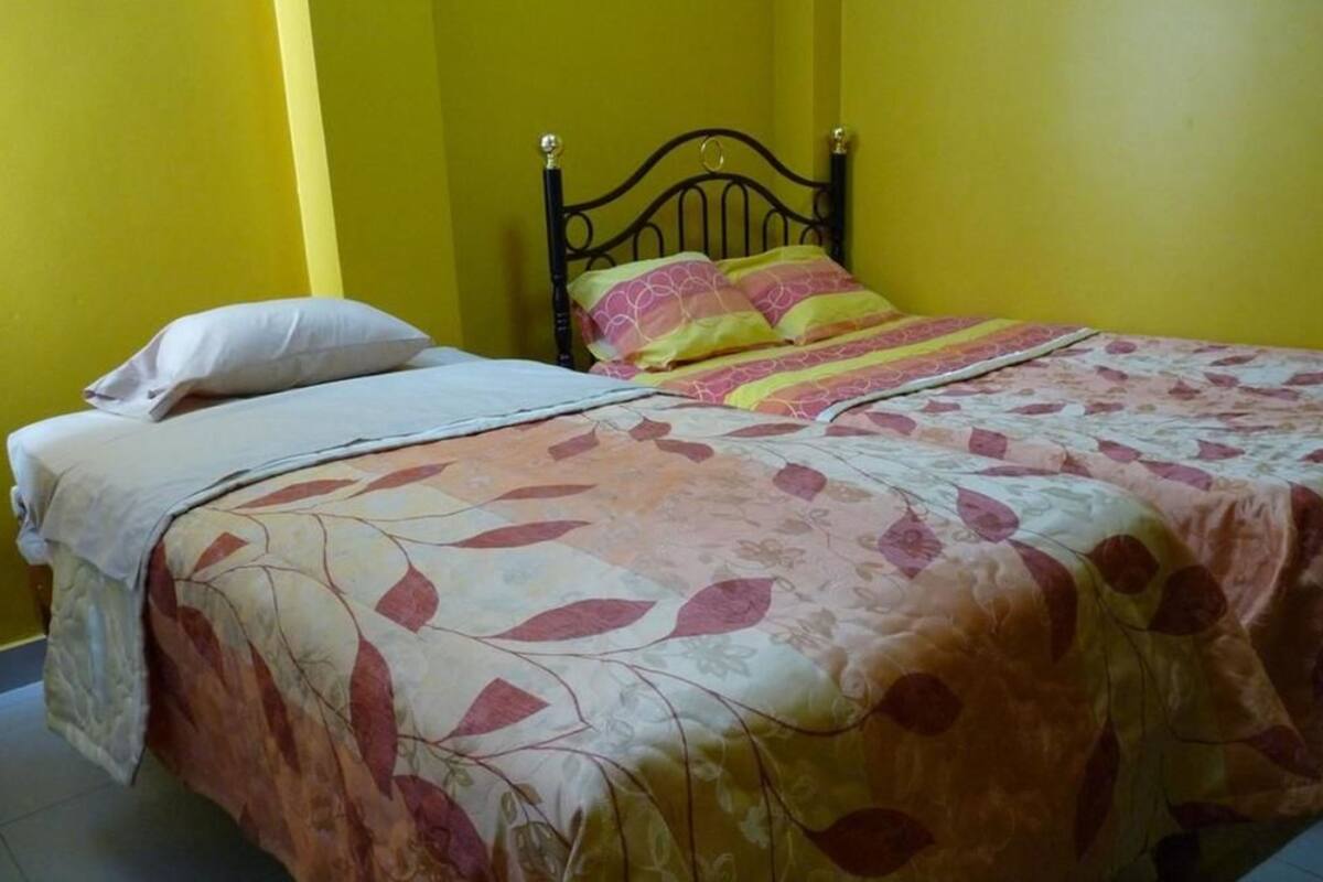 Quarto duplo família | 1 quarto, Wi-Fi de cortesia, roupa de cama