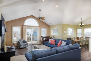 TV, DVD player, table football