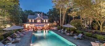 Luxury 9 Acre Sagaponack/Sag Harbor Compound Retreat & Year-Round Spa