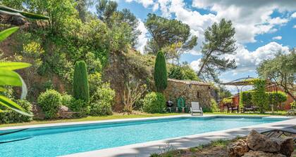 VILLA DES CHARAKTERKLIMAS, GROSSES SCHWIMMBAD IN GRÜN VON GRÜN, CHARME