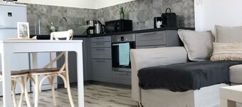 Le Bohème apartment, in village center, 300m from the sea, pets welcome 