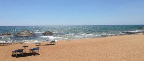 On the beach