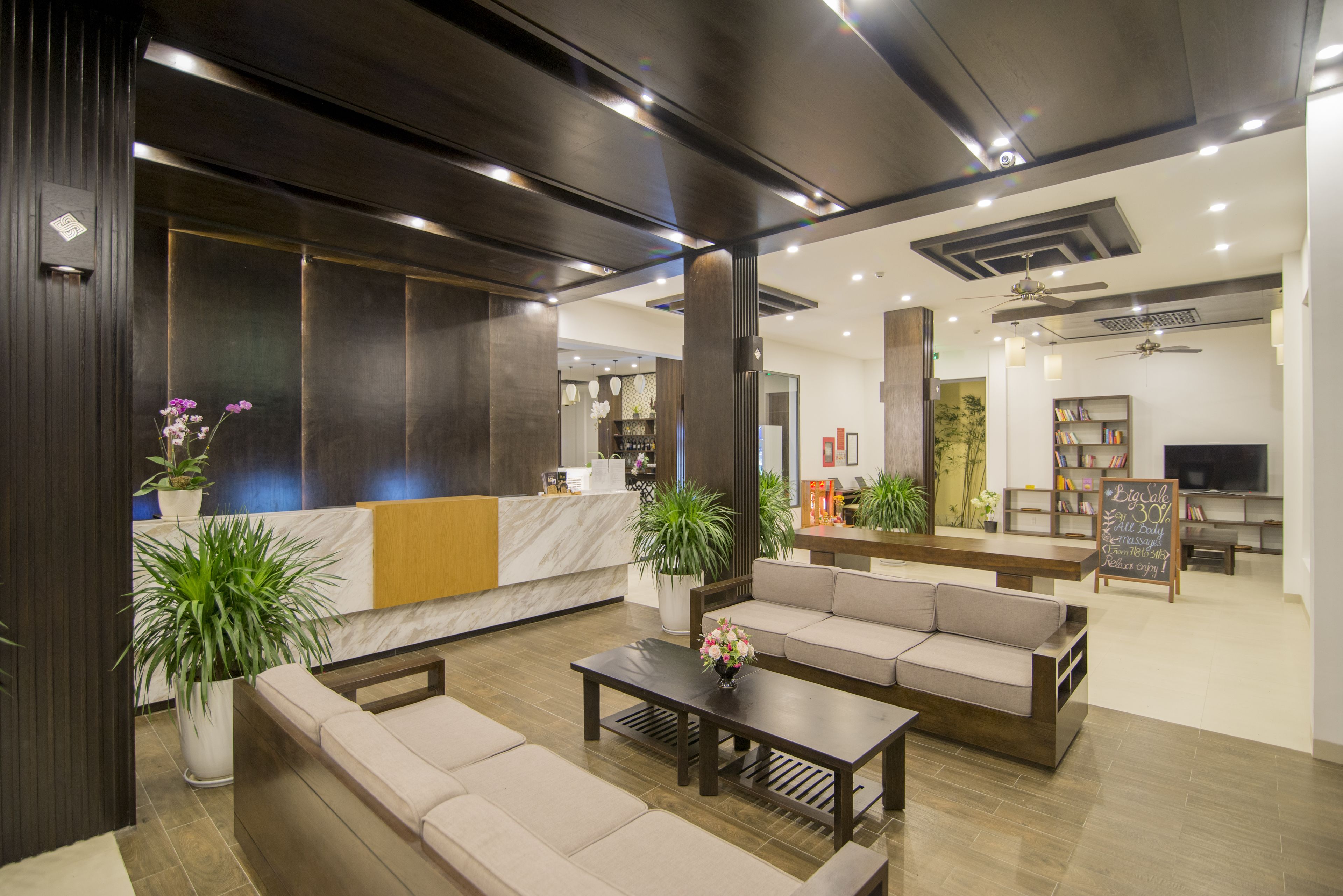 Sitzecke in der Lobby