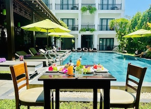 Breakfast, lunch, dinner and brunch served - White Lotus Hotel Hoian (Da Nang)