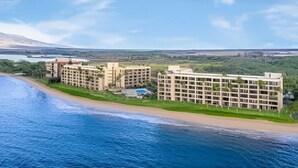 Exterior - DIRECT Oceanfront! Amazing Panoramic View Sugar Beach 236! Refresh, Relax, Enjoy (Kihei)