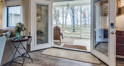 Relaxing Lakefront Home w/ Boat Dock, Fire-pit and private Walk-in Beach! Gated