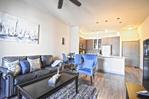 Business Apartment, 1 Bedroom, Patio, Pool View | View from room
