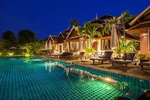 Senior Villa, 2 Bedrooms, Pool View, Poolside | In-room safe, individually decorated, individually furnished - Achawalai Residence Village (Pattaya)