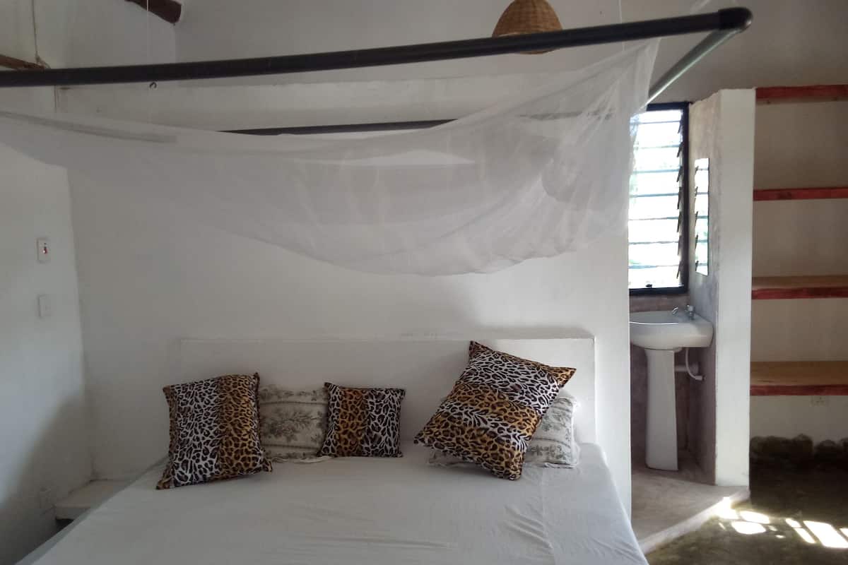Honeymoon Double Room, 1 Queen Bed, Pool View | 1 bedroom, desk, free WiFi, bed sheets