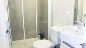 Shower, hair dryer