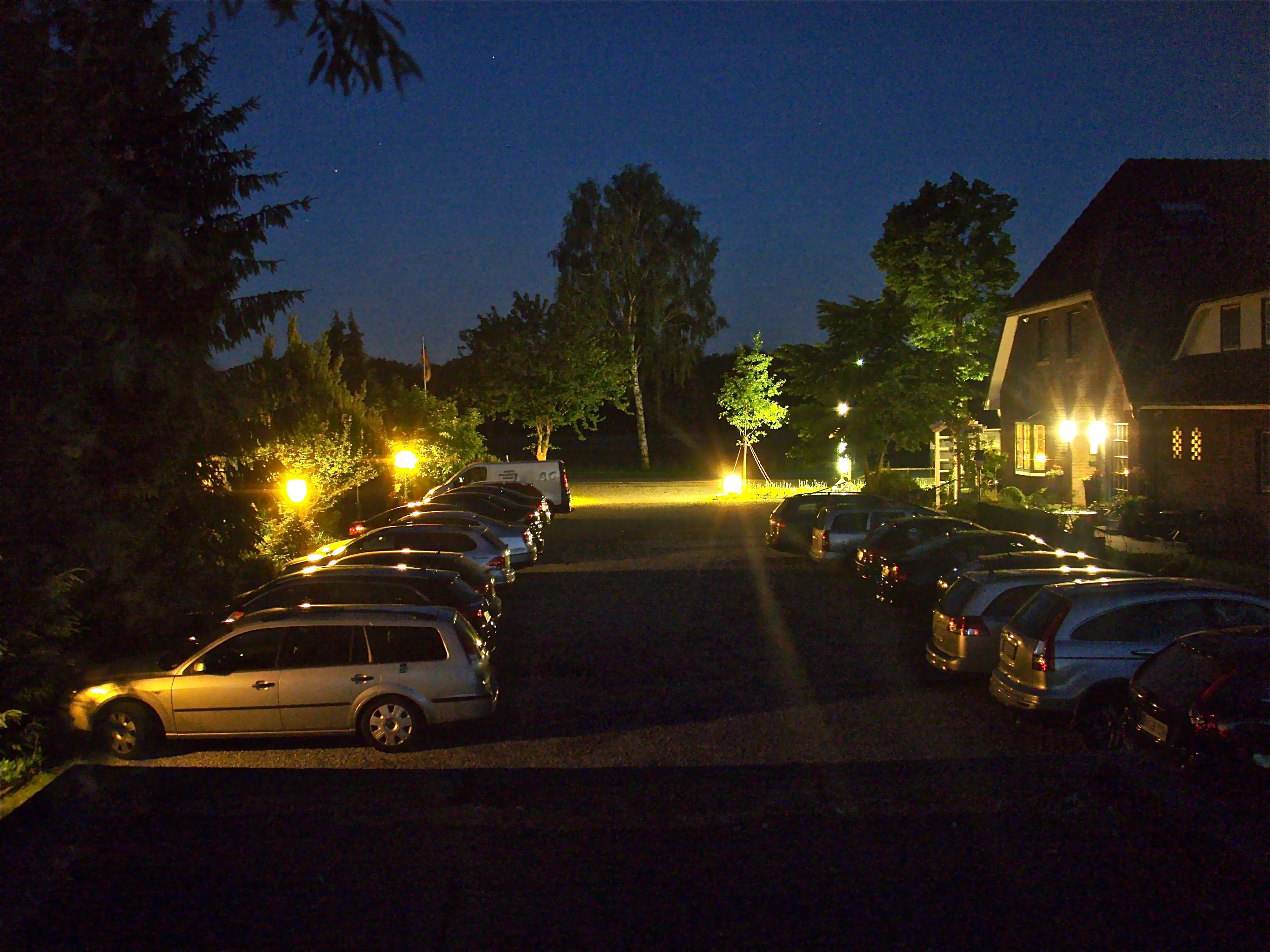 front of property – evening/night