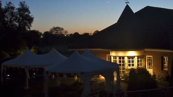 Front of property – evening/night