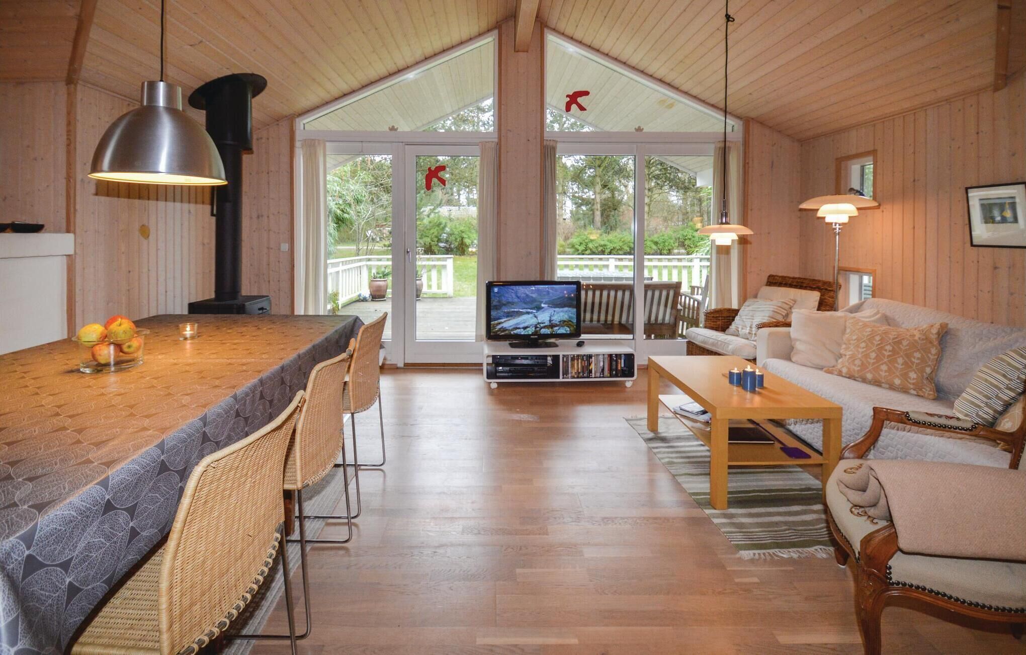 Fireplace, DVD player