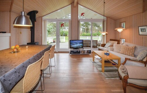 Beach front home in Lundby with sauna