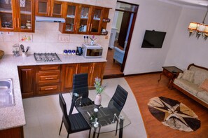 Apartment, 2 Bedrooms | Private kitchen | Fridge, microwave, stovetop, coffee/tea maker - Geomara Private Estate Miotoni Heights Karen (Nairobi)