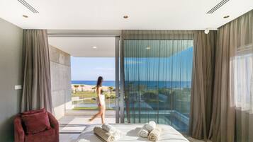 Vila, 6 kamar tidur, kolam renang pribadi | 6 kamar tidur, minibar, dan brankas