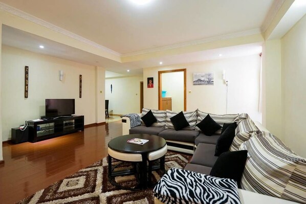 Living area - Apt 31 Geomara Executive 2 bdroom Kilimani (Nairobi)