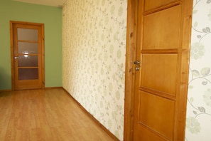 Iron/ironing board, free cots/infant beds, free WiFi