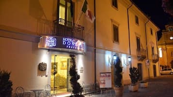 Front of property – evening/night