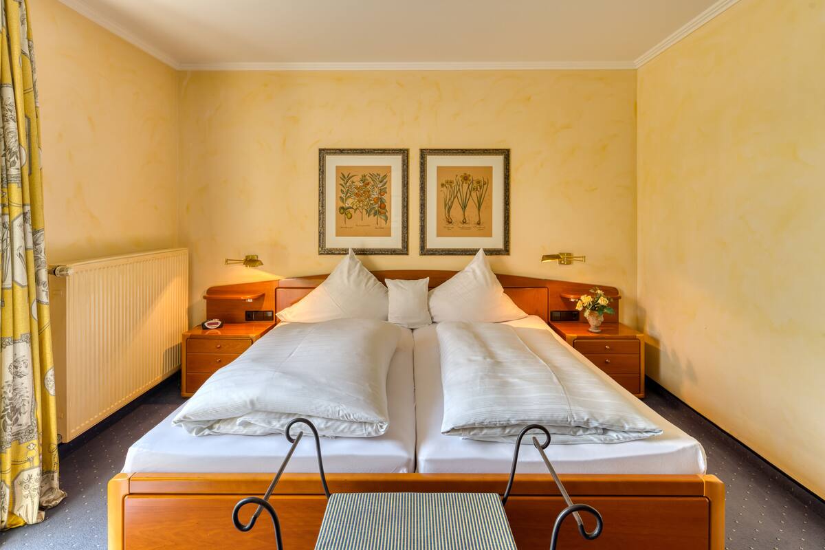 Standard Double Room | Hypo-allergenic bedding, desk, laptop workspace, soundproofing