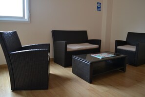 Sala de estar en el lobby