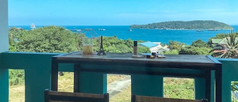 Deluxe Room, Sea View | Terrace/patio