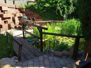 Blick von der Unterkunft