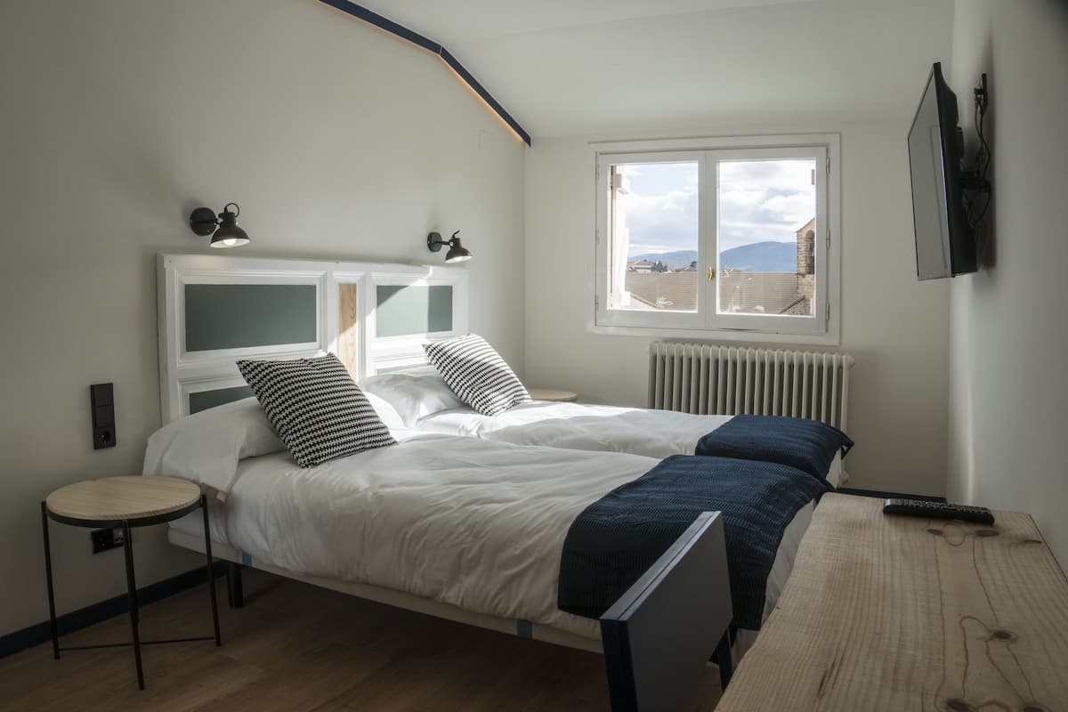 Economy Double or Twin Room | Premium bedding, down comforters, memory foam beds, desk