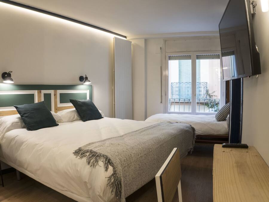 Family Triple Room | Premium bedding, down comforters, memory foam beds, desk