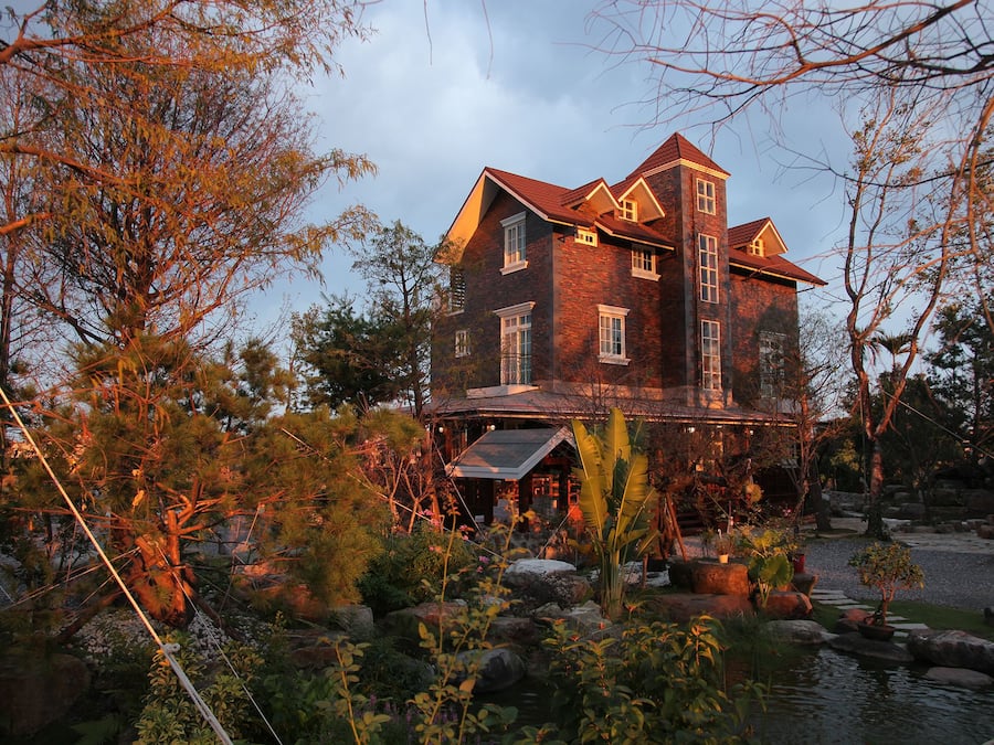 Façade de l’hébergement