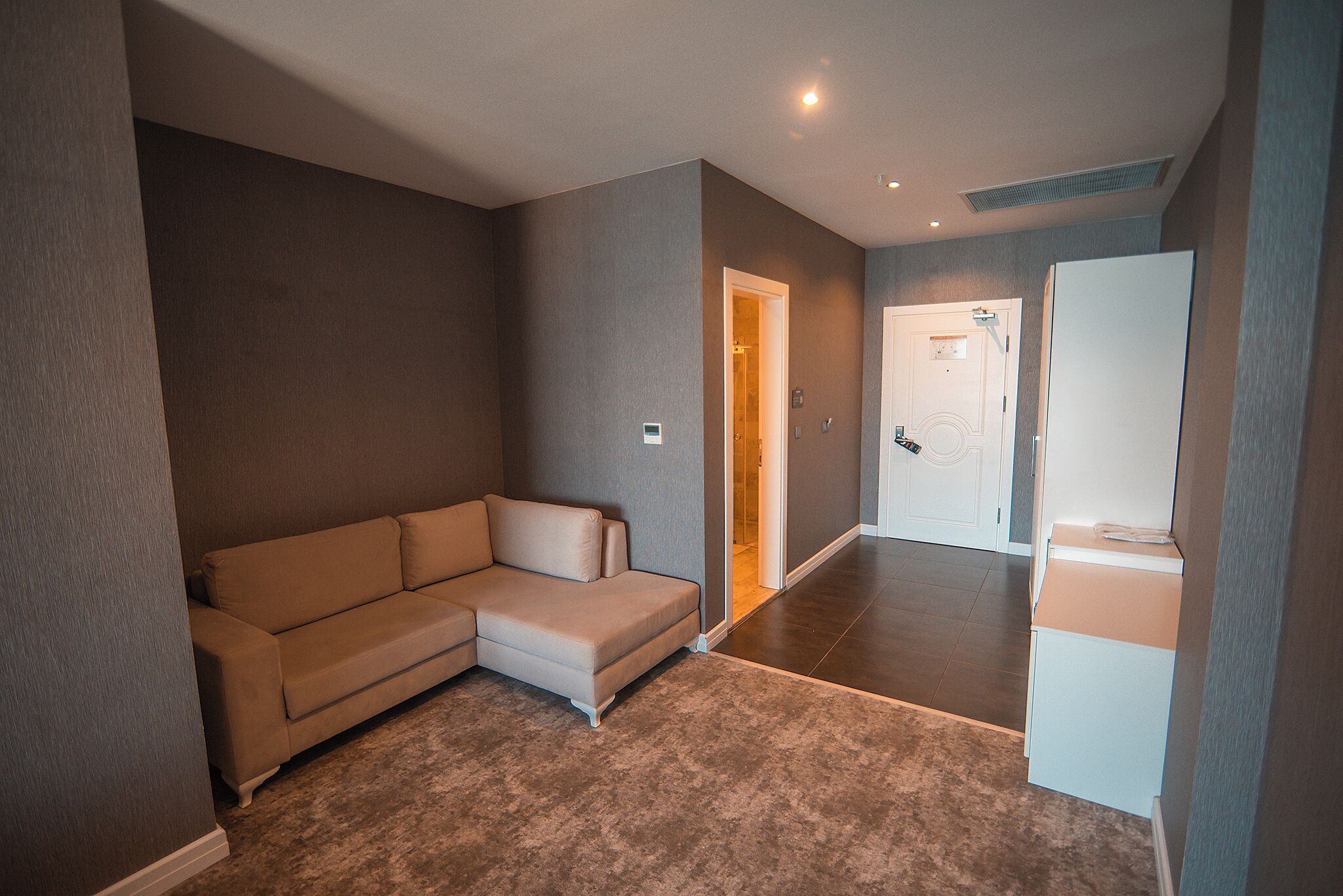 superior room, sea view | minibar, in-room safe, desk, blackout curtains