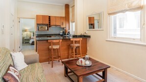Suite de lujo, 1 habitación | Área de sala de estar