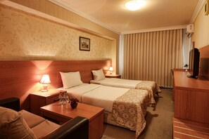 Minibar, desk, rollaway beds, free WiFi