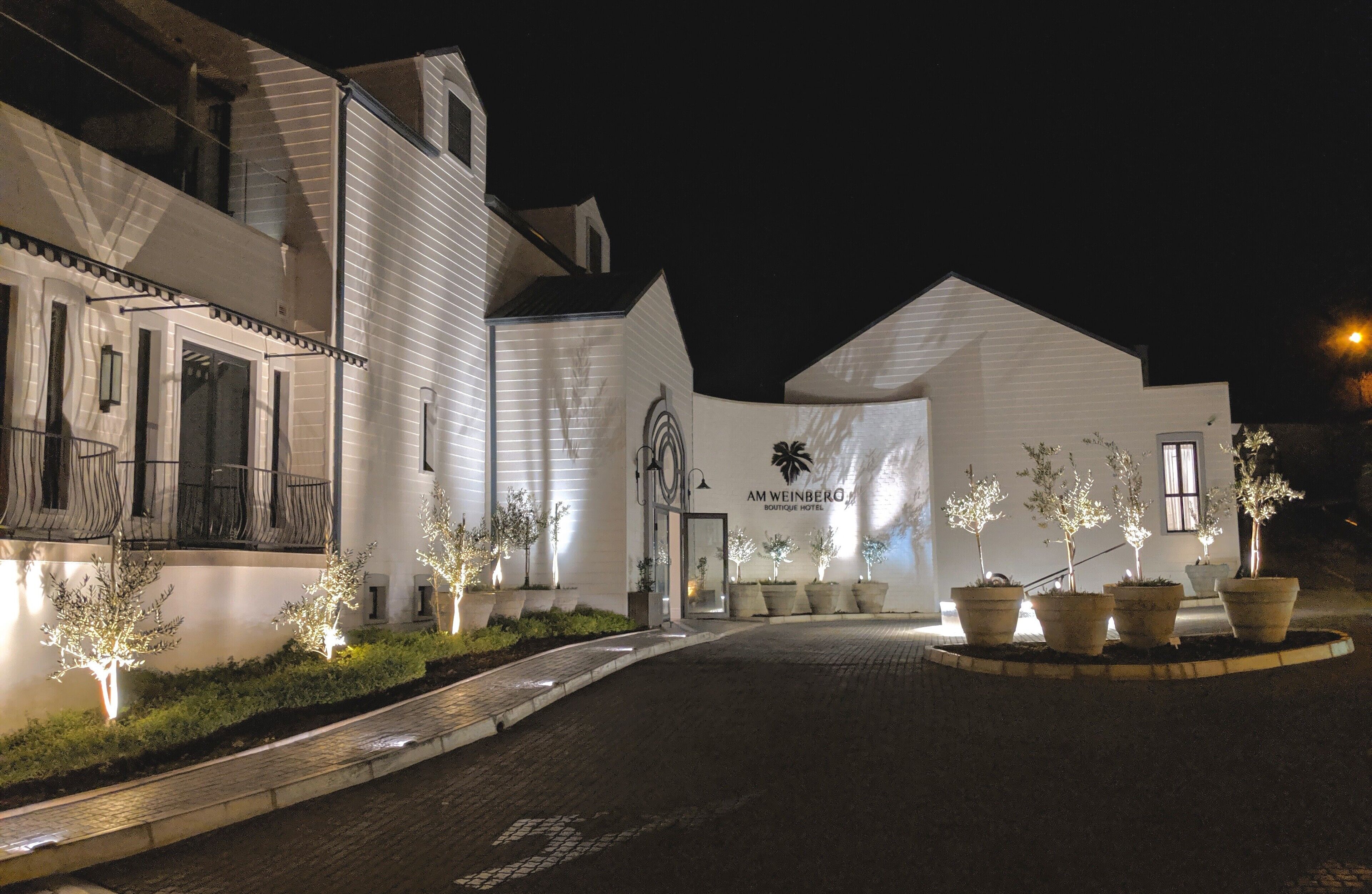 front of property – evening/night