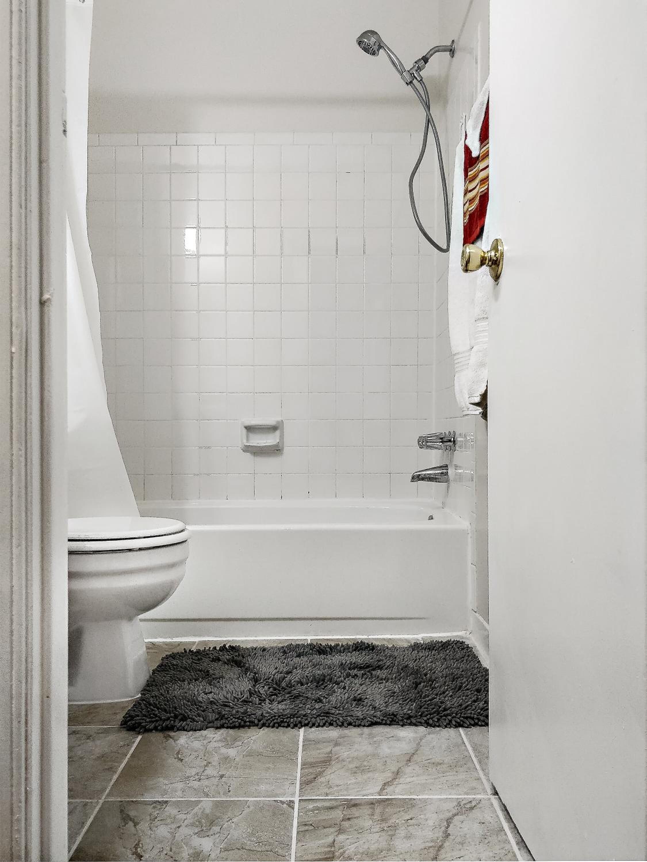 Free toiletries, hair dryer, bidet, towels